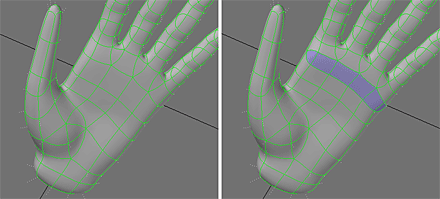 05–1 ： 手の平、親指の作り込み